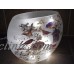 (Stoney Creek) Frosted Lighted Glass Vase Design Wild Birds 6.5" Tall   332729209949