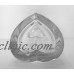 Orrefors Sweden Lead Crystal Heart Shaped Clear Vase Original Sticker Signed   173468038077
