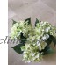 NDI Floral Petite Set of Three White Hydrangeas Arrangement in Acrylic Water   253703790062