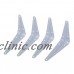 4pcs Wall Furniture Shelf Brackets Braces Iron White 10x12.5cm DT 4894462121498  262554212148