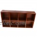 WALL MOUNTED WOODEN 8 CUBES SHELVES DECORATION RACK ORGANISER STORAGE Brown   173424687369