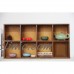 WALL MOUNTED WOODEN 8 CUBES SHELVES DECORATION RACK ORGANISER STORAGE Brown   173424687369