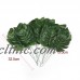 12pcs Artificial Palm Fern Turtle Leaves Plastic Silk Fake Plant Leaf Home Decor   162558961132
