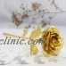 24K Dipped Gold Foil Flower Rose Birthday Mother Day Gift Floral Decor With Box   222977954501