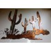 Arizona Cactus 30" wide  METAL ART PIECE BY HGMW   163202747397