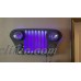 Jeep grill wall art Military LED lights real headlights & backlit mancave   202304479357