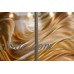Huge Abstract Painted Silver/Gold Metal Wall Art - Mystic Desert XL by Jon Allen 718117180606  351143374116