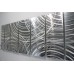 Metal Abstract Modern Wall Art  Silver Sculpture Home Decor Original Jon Allen 765573608083  351362280293