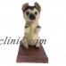 Resin Puppy Dog Animal Figurine Toy Phone Holder Tablet Bracket Stand Desk Decor   263747357775