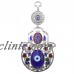 Turkish Blue Evil Eye Rose Flower Hamsa Hand Amulets Blessing Wall Hanging Decor   202373401560
