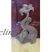 Victorian Cast Iron Koi Carp Devil Dolphin Dauphin Door Stop Baroque Regency 14"   332758266222