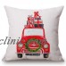 Christmas Cushion Cover Cotton Linen Pillow Case Bed Car Sofa Home Decor 18x18"   401222691921