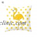 Pineapple Leaf Yellow Pillow Case Sofa Car Waist Throw Cushion Cover Decor Hot   302625166076