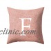 Pink Letter A to Z Polyester Pillow Case Cushion Cover Throw Home Decor Healthy   323240583809