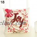 Merry Christmas Pillow Case Bed Waist Cushion Cover Cafe Home Decor Gift Flowery   282739066622