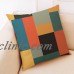 Square Cotton Linen Colorful Pillow Case Modern Home Car Sofa Cushion Cover 45cm   253384660195