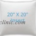 Dust mite resistant Down Alternative Insert Pillow Made in USA SET OF 2   112789970421