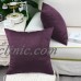 Set of 2 Square Pillow Throw Solid Cushion Covers Cases Shell Faux Suede 18"X18"   202241141417