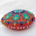 Suzani Round Cushion Cover Vintage Indian Round Pillow Cases 16" Decorative   252470996581