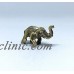 Vintage Brass Elephant Figure Sculpture Home Decor Gold Style Mini New   323098942041