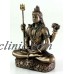 Shiva Idol ( moorti ) Lord Shiv Padmasana Sitting Shiv Statue Gifts(3.4 Inches)   202351557992