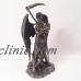 Chronos Sculpture Greek God Holding Sands Of Time & Scythe Statue Figurine    331972975137