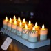 Luminara 12 Flameless Moving Wick Flickering Rechargeable Tea Light Candles Set   253654897268