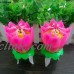 1pcs Lotus Flower Candle Musical Blossom Candles Happy Birthday Party Gift 712319541043  292179225271