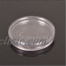 10~100PCS  Applied Clear Round Cases Coin Plastic Storage Capsules Holder Round   162279910648