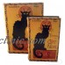 Steinlen LE CHAT NOIR Black Cat Nestling Book Box Set Secret Storage Art Decor   163194261862
