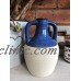 Vintage Style Blue Ceramic Bottle Flower Bud Vase Chic Wedding Table Decoration   122991843200