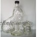 VTG CLEAR GLASS ROOSTER CHICKEN SHAPED DECANTER W/SHOT GLASS TOP    173432822603