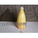 Decorative bottle with cork stopper colorful yellow design ceramic 7.75" tall   273370472949