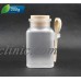 10pcs Jars with cork&spoon 100g/200g/300g Bath Salt Powder Bottle Dressing ABS    161490486269