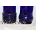 Vintage? Tall Skinny Cobalt Blue Wine Bottles Display Decorative Bottles Leaf X2   292617853643