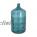 Decorative Vase Bottle Home Accent Decor Annabelle Glass Jug Narrow Neck Blue 887060182569  253789648833