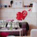 3D Mirror Love Hearts Wall Sticker Decal DIY Home Room Art Mural Decor Removable   142363583565