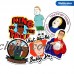 King of the Hill Vinyl Stickers Pack (x6) Decal Sticker 6pcs   401542712784