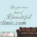 Be your own kind of beautiful wall art sticker - inspirational quote vinyl decal   201604816309
